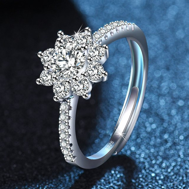 YDSMOSO Ring 925 Silber, Zirkonia, Damen - Bild 1