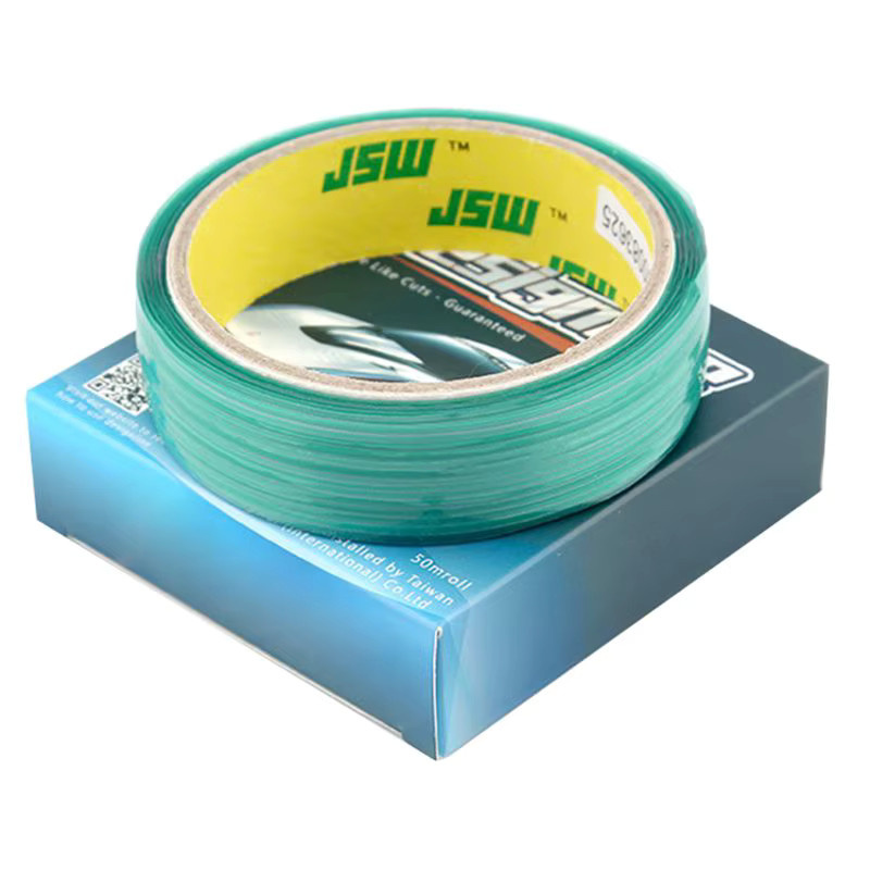 Knifeless Cutting Line Tape 50m grünes Schneideband für Folien und Sticker inklusive Squeegee Wrap Tool - Bild 3