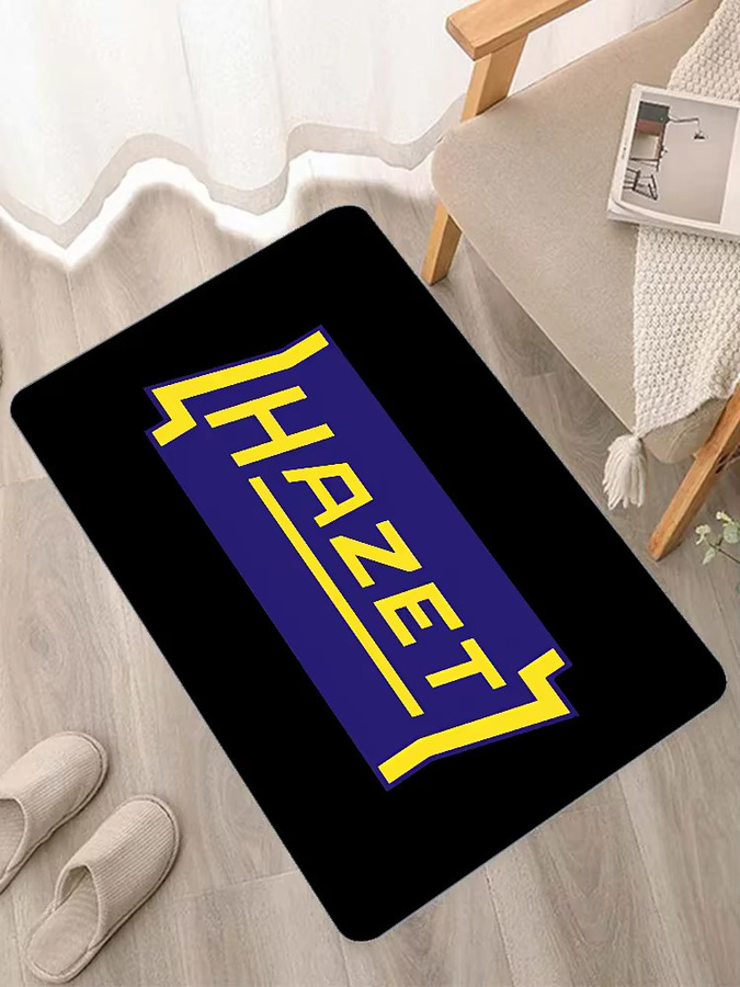 Hazet Logo Bodenmatte aus Flanell in Schwarz für Badezimmer, Küche oder Eingangsbereich - Bild 2