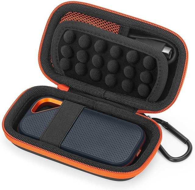 Hartschalen-Schutzhülle kompatibel mit SanDisk Extreme PRO und Crucial X8 tragbaren externen SSDs - Bild 1