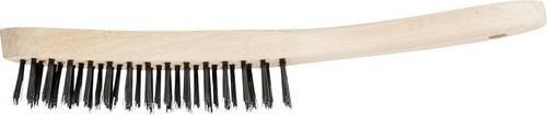 PFERD Handbürste HBU 3reihig mit 0,35 mm Stahl-Draht für Holz, Metall und universelle Anwendungen, 50 Stück - Bild 1
