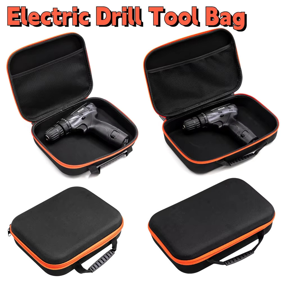 ATUOTIN Werkzeugtasche in Schwarz, stoßfeste Tragetasche für Elektriker und Hardware-Organizer, B/T/H: 33,0 x 22,5 x 9,0 cm - Bild 2