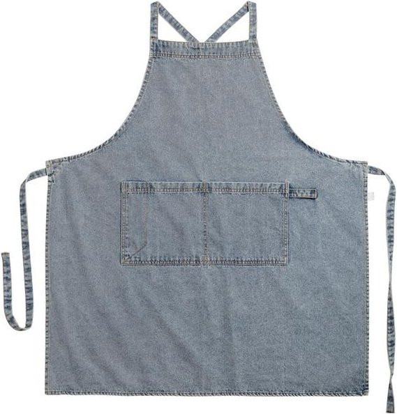 Love Home Garden Denim Baumwollschürze in Hellblau für Küche, Gartenarbeit und Freizeit, One Size - Bild 1