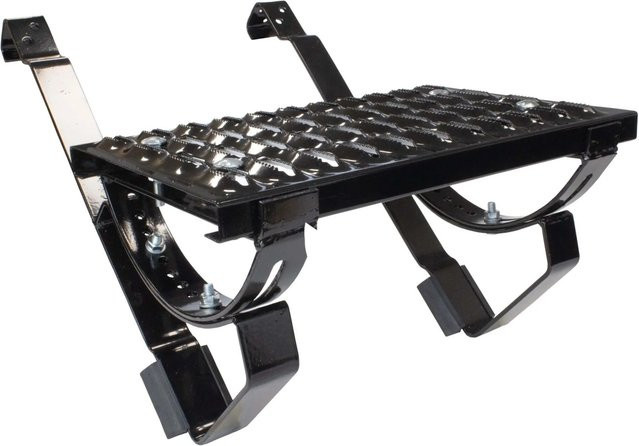 Daprona Laufrost Set für gewellte Dachziegel aus verzinktem Stahl in Schwarz, Breite: 60 cm - Bild 1