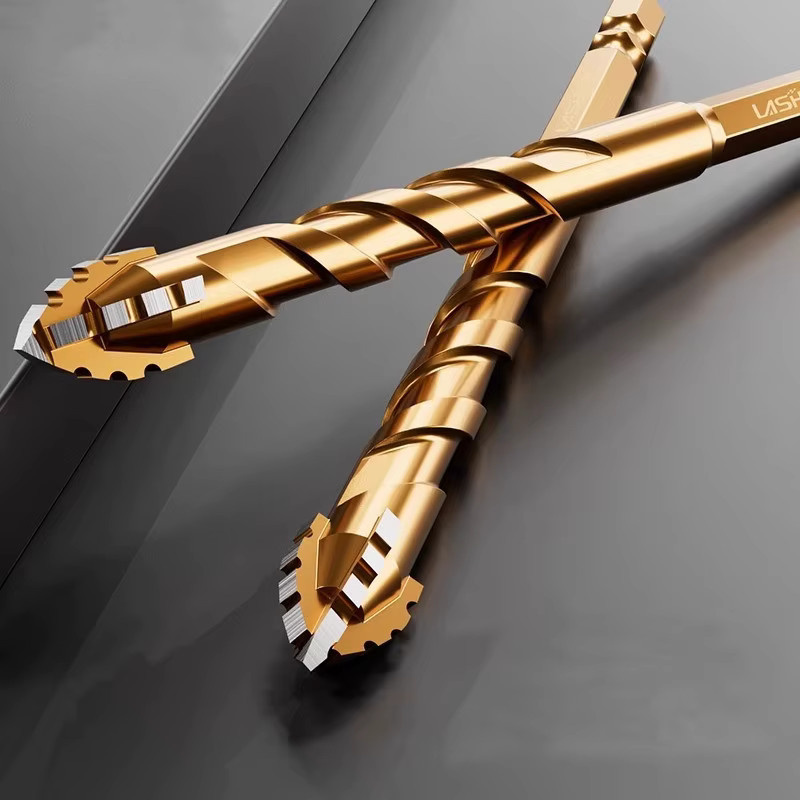 XMSJ Sägezahnbohrer in Gold für Fliesen und Beton mit 6,0 mm Durchmesser und 3,0 mm Breite - Bild 2