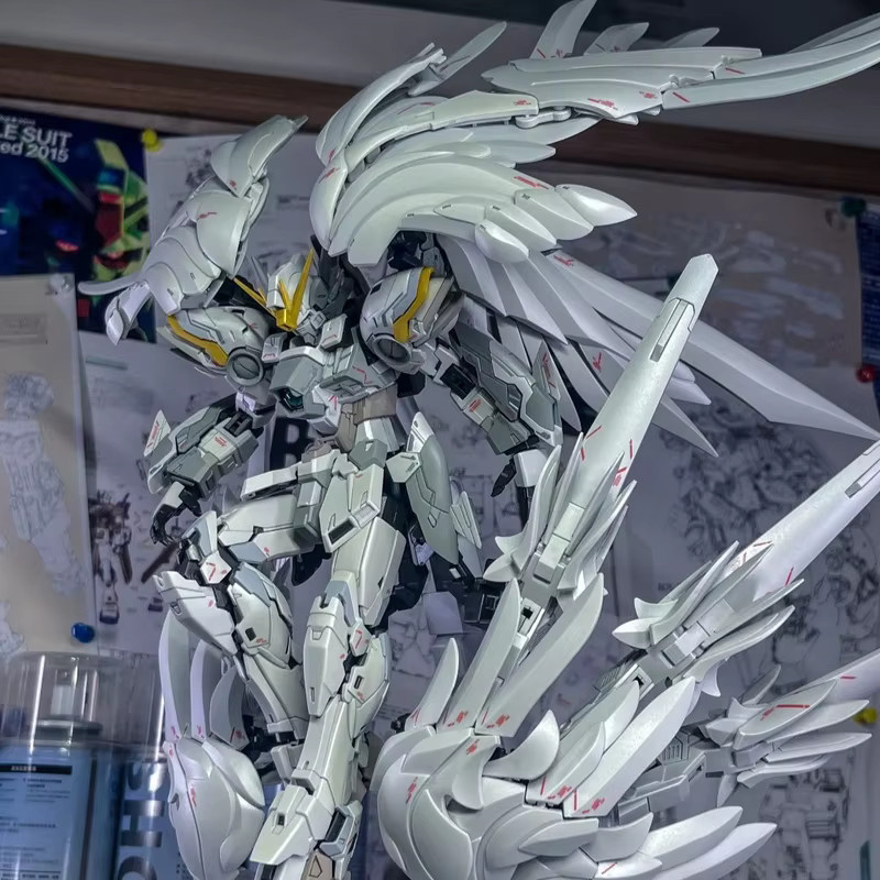 Bandai Gundam Mg Wing Mecha Bausatz, 1:100, Weiß, Kunststoff - Bild 5