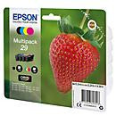 Epson Original Tintenpatronen 29 Multipack CMYK Schwarz, Cyan, Magenta, Gelb C13T29864012 - Bild 2