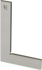Helios Preisser Flachwinkel DIN 875/0 aus Edelstahl in Silber, Schenkellänge: 300 x 200 mm - Bild 1