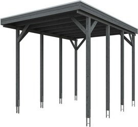 SKANHOLZ Caravan-Carport Friesland Caravan in Schiefergrau, Breite: 397 cm, Tiefe: 555 cm - Bild 1