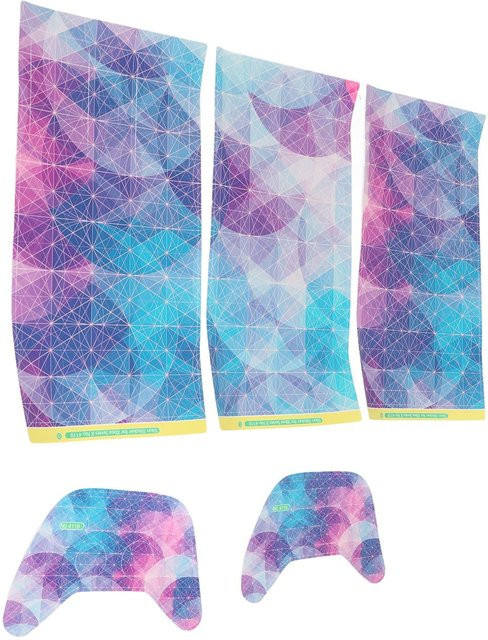 DIYelecs Schutzaufkleber Controller Skin für Xbox Series X in Blau und Multicolour - Bild 1