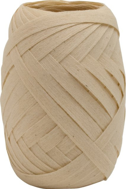 GOLDINA Baumwoll-Ringelband in Natur Beige - Bild 1