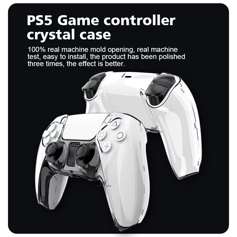 DATA FROG Transparente Schutzhülle aus hartem PC für PS5 Controller - Bild 5