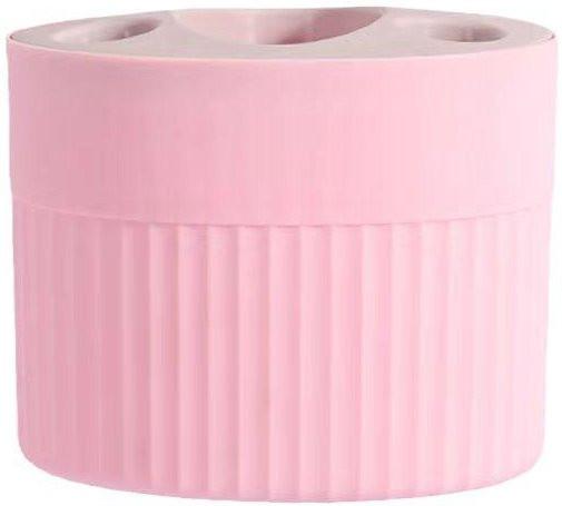 XYNN Zahnbürsten- und Zahnpasta-Organizer aus Kunststoff, freistehender Zahnbürstenhalter für das Badezimmer, Farbe: Pink - Bild 1