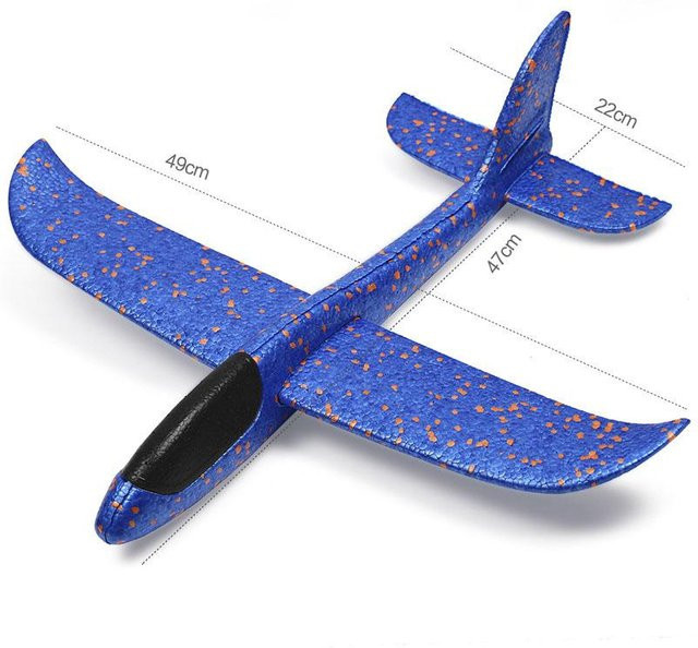 Linyi toy Flugzeug, 48 cm, aus Schaumstoff - Bild 1
