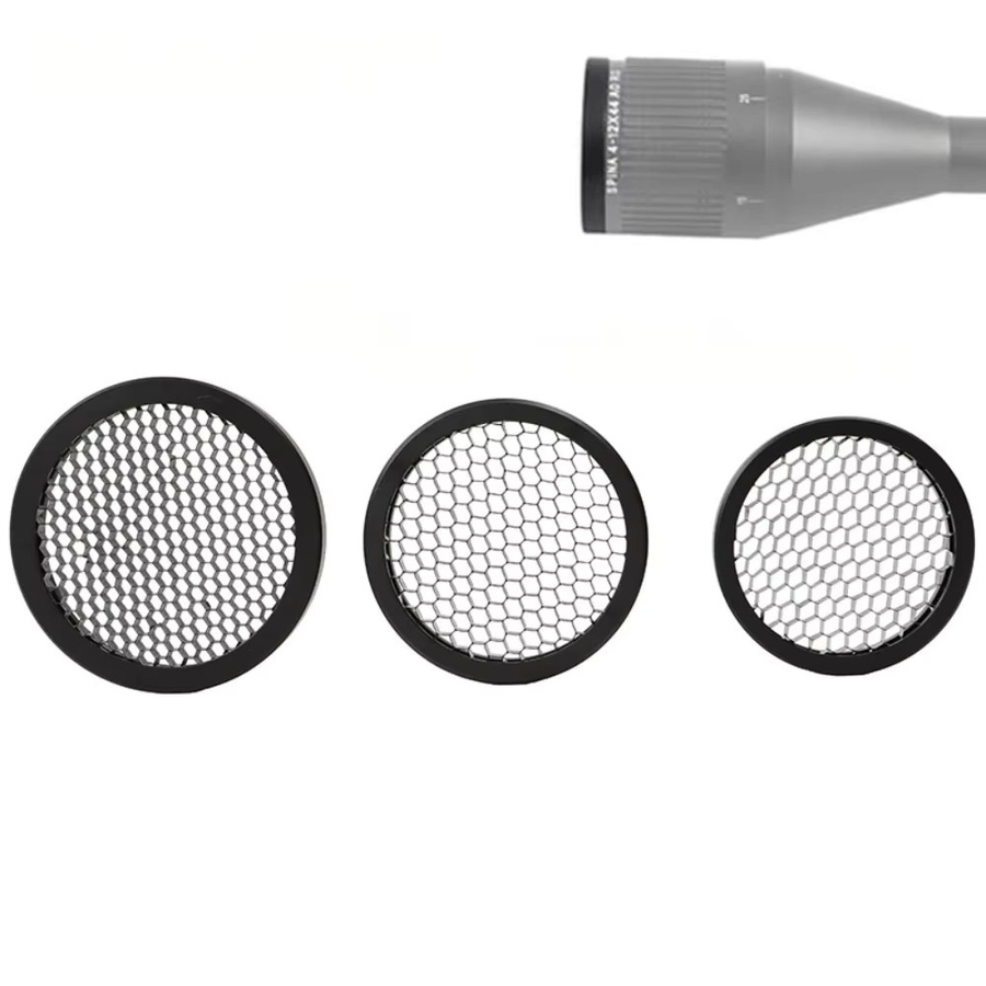 Magorui Killflash Honeycomb Extinction Anti-Reflection Sunshade Scope Schutzhülle Mesh Abdeckung für Optik in Schwarz - Bild 3
