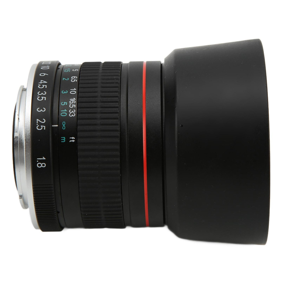 Nikon 85mm F1.8 Vollformat Festbrennweite mit AI-Anschluss für Nikon F Mount, Manuelle Fokus Porträtlinse, Schwarz - Bild 2