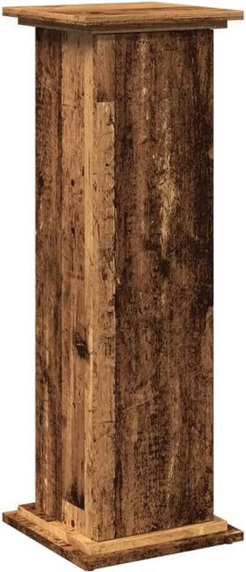 vidaXL Postament mit Stauraum in Altholz-Optik, braun, B/T/H: 31 x 30 x 90 cm - Bild 1