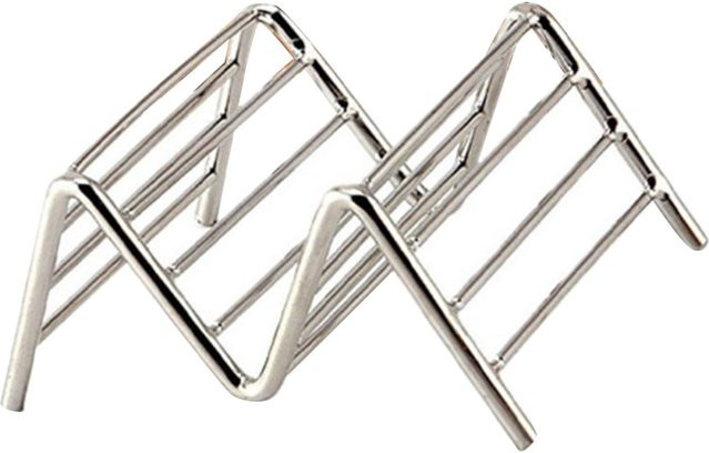 CosyHome Taco-Halter aus Edelstahl in Grau - Bild 1