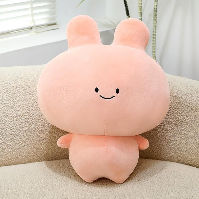 Asamimi Rosa Kaninchen Plüschtier, 60cm, ab 14 Jahren - Bild 1
