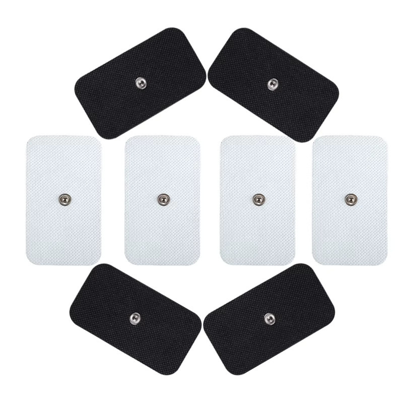 Selbstklebende Elektrodenpads von Yinhang in Schwarz für TENS und Akupunkturtherapie, Maße: 5 x 9 cm - Bild 3