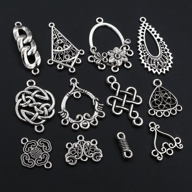 Wadsfred Charms Anhänger, Legierung, Silber, Vintage, Unisex - Bild 1