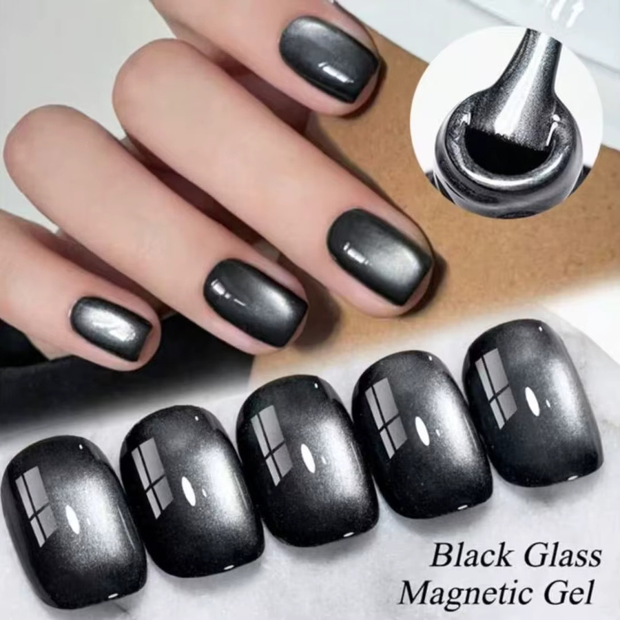 XEIJAYI Magnetgel-Nagellack, Black Pearl, schimmernd, 15 ml - Bild 4