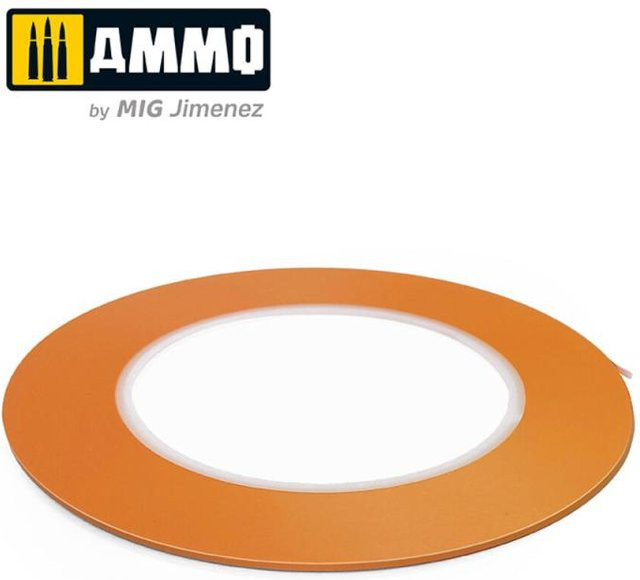AMMO by MIG Jimenez Flexible Masking Tape, Orange, 2mm x 55M - Bild 1