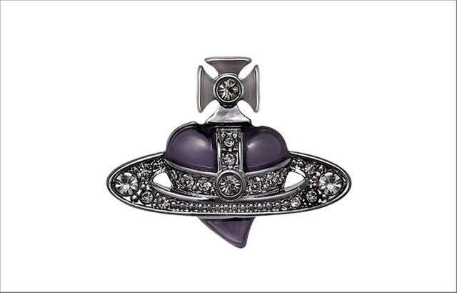 Vivienne Westwood Ohrring, Diamant, Kristall, Bronze, Herren - Bild 1