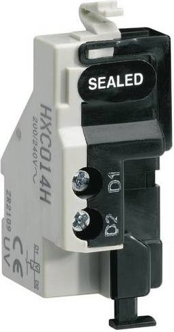 Hager Unterspannungsauslöser HXC019H in Weiß, 200 V/DC, 240 V/DC - Bild 1