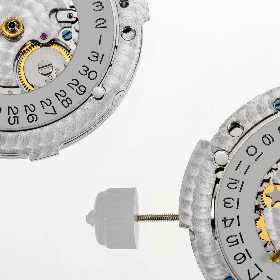 FancyWrist Automatisches mechanisches Uhrwerk, Silber, Rubin - Bild 3