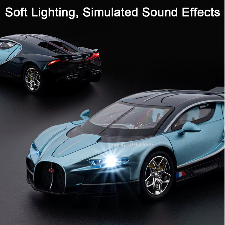 MAKEDA Tourbillon GTR S15 Modell Sportwagen, 1:24, Metall, mit Licht und Sound - Bild 2