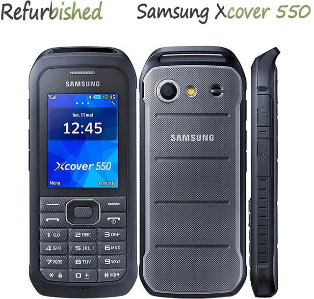 Samsung Xcover 550 B550H Mobiltelefon Refurbished Schwarz mit 1 SIM - Bild 1