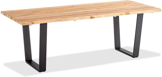 Gartentisch SOLID von NIEHOFF GARDEN aus Teakholz und Metall in Anthrazit und Braun - Bild 1