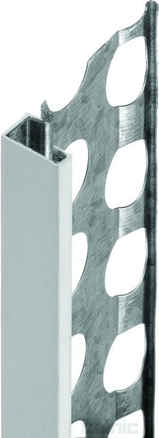 Catnic Putzabschlussprofil in Weiß, Breite: 14 mm, Länge: 2500 mm - Bild 1
