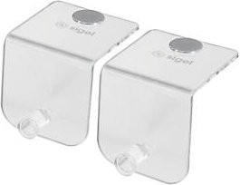 Sigel Sound Balance Flipchart-Haken aus Acryl mit Magnet, transparent, B: 6,0 cm, T: 6,0 cm, H: 6,3 cm - Bild 1