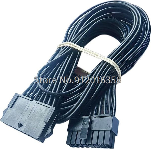 Molex Micro-Fit 3.0 Steckverbindergehäuse Kabelkonfektion 16-polig, Schwarz, Länge: 65 cm - Bild 1