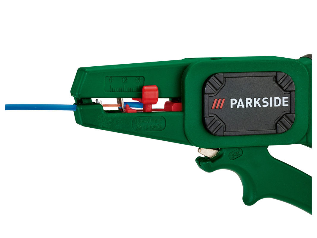 PARKSIDE Koaxial Abisolierwerkzeug Abisolierzange in Grün - Bild 3