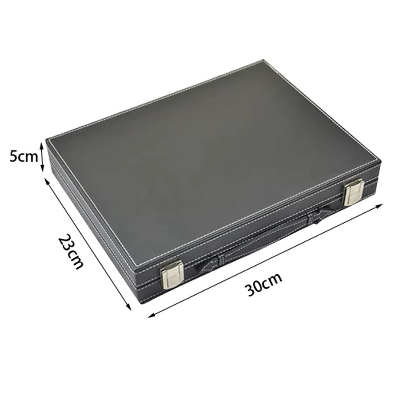 Lesaiyarr Aufbewahrungsbox, PU-Leder, Diamant-Organizer - Bild 2