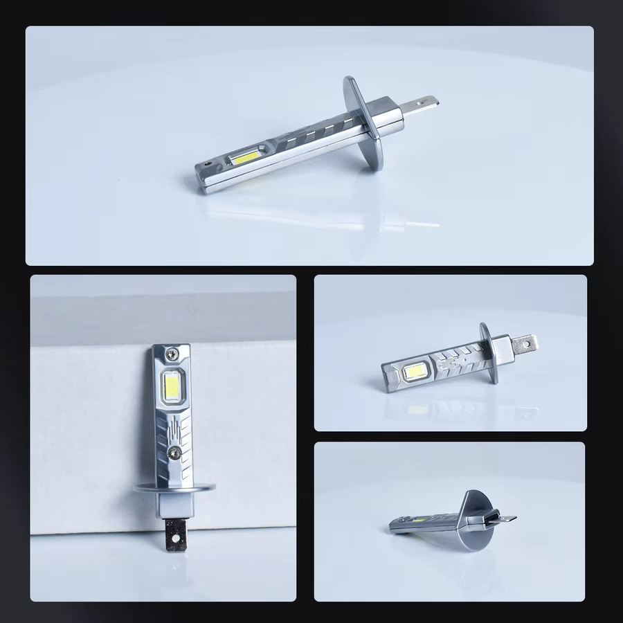 H1 LED Autoscheinwerfer und Nebelleuchten Set in Silber, 1:1 Halogen-Größe, Plug & Play, 12V 3570 LED für deine Fahrzeugbeleuchtung - Bild 4