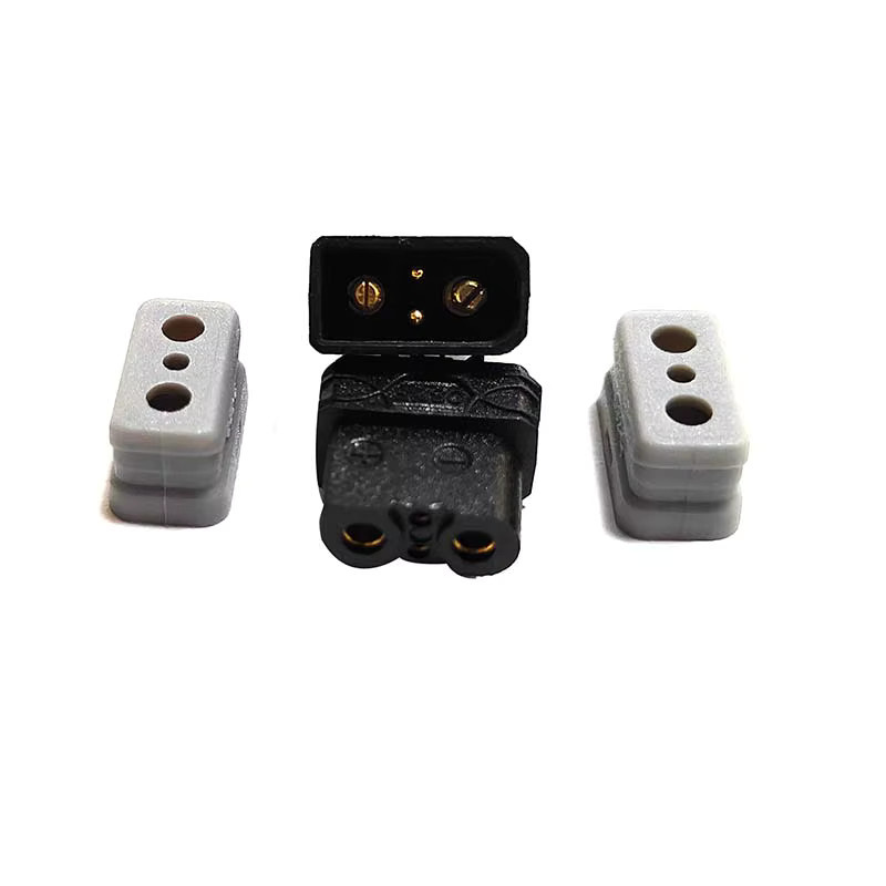 QS2 Signal Pin 2P Connector in Schwarz für Spielzeugdrohnen, Autos, Boote, Flugzeugmodelle und intelligente Roboter - Bild 2