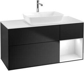 V&B Waschtischunterschrank Finion in Weiß lackiert, Breite: 120 cm, Tiefe: 50,1 cm, Höhe: 50,1 cm - Bild 1