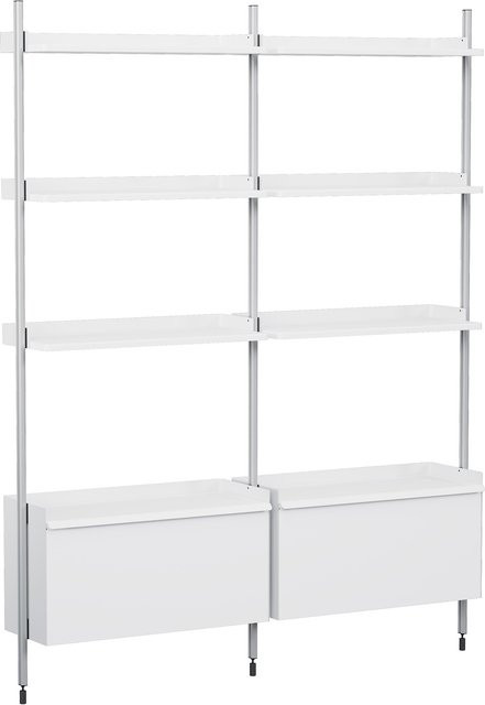 HAY Pier System 132 Regal in Weiß aus Aluminium und Stahl - Bild 1