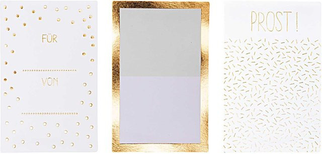 Rico Design Paper Poetry Etiketten für Flaschen Prost, 3 Stück - Bild 1