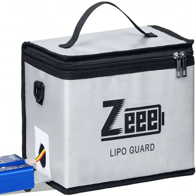 Zeee Lipo-Sicherheitstasche für 10-Zellen-Akkus, feuerfeste Aufbewahrungstasche zum Schutz beim Laden und Lagern - Bild 3