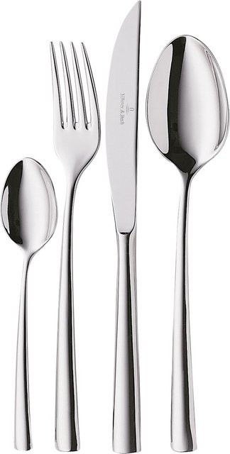 Villeroy & Boch Piemont Tafelbesteck 24-teilig aus Edelstahl in Silber poliert - Bild 1