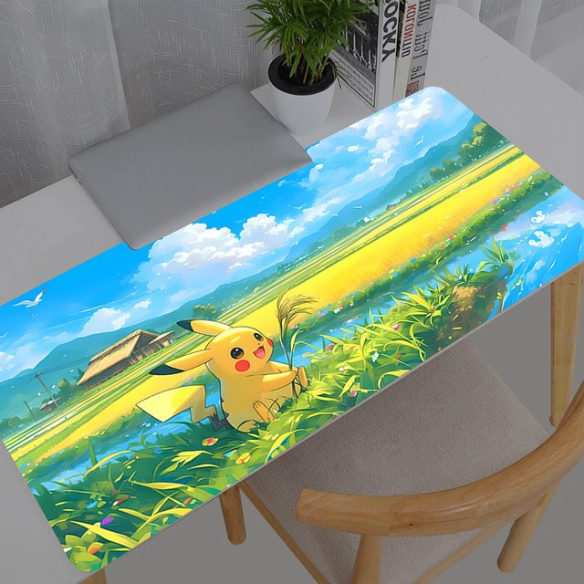 Potdemiel Gaming-Mauspad Pikachu Anime Design XXL Multicolour - Bild 1
