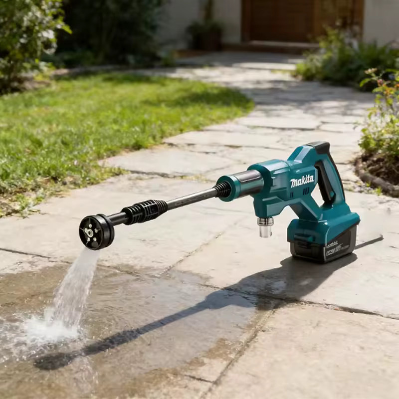 Makita DHW180 Akku-Hochdruckreiniger 18V kabelloses tragbares Reinigungsgerät in Petrol - Bild 2