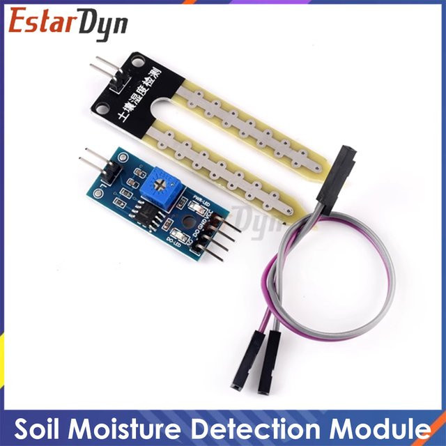 Estardyn LM393 Bodenfeuchte-Hygrometer Erkennungs-Feuchtigkeitssensor-Modul für DIY Roboter und Smart Car - Bild 1