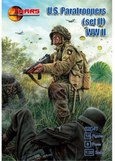WWII U.S. Paratroopers - Set 2, Soldaten, Mars Figures, Bunt / Mehrfarbig - Bild 1