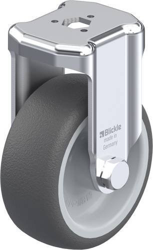 Blickle Bockrolle BKRA-PATH 80G in Grau/Silber mit 80 mm Rad-Durchmesser und 120 kg Tragfähigkeit - Bild 1
